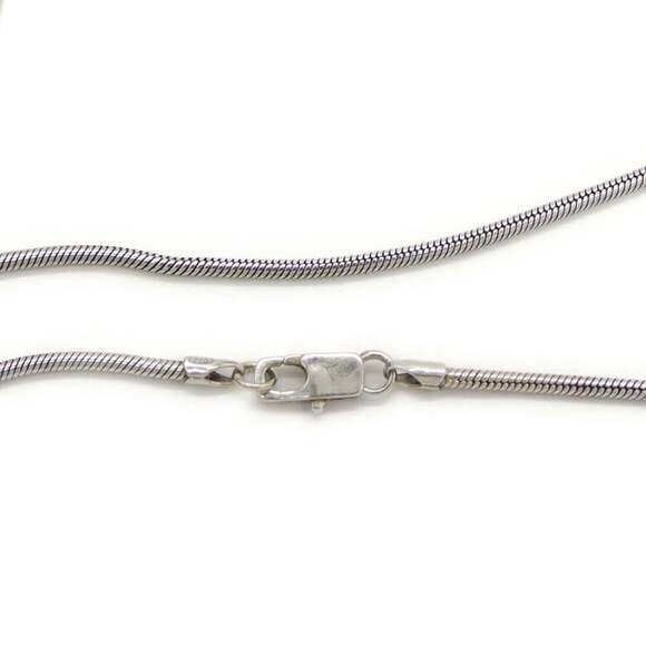 CHANEL Authentic Silver Necklace